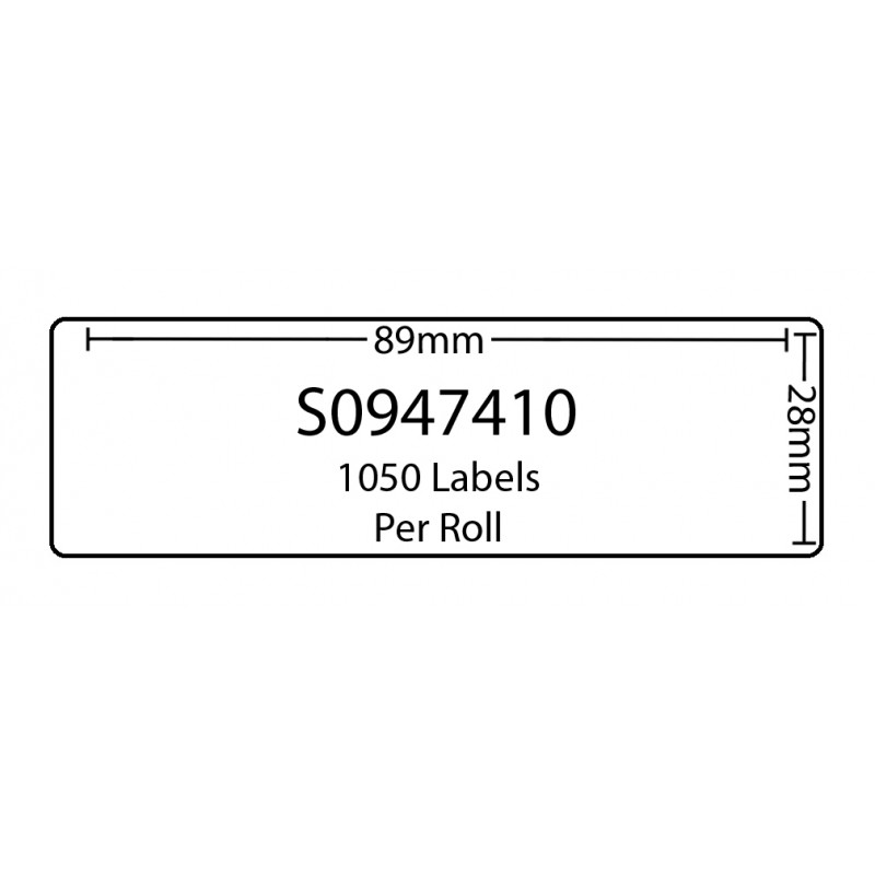 Dymo SO947410 Compatible Thermal White Address Labels (Pack of 1)